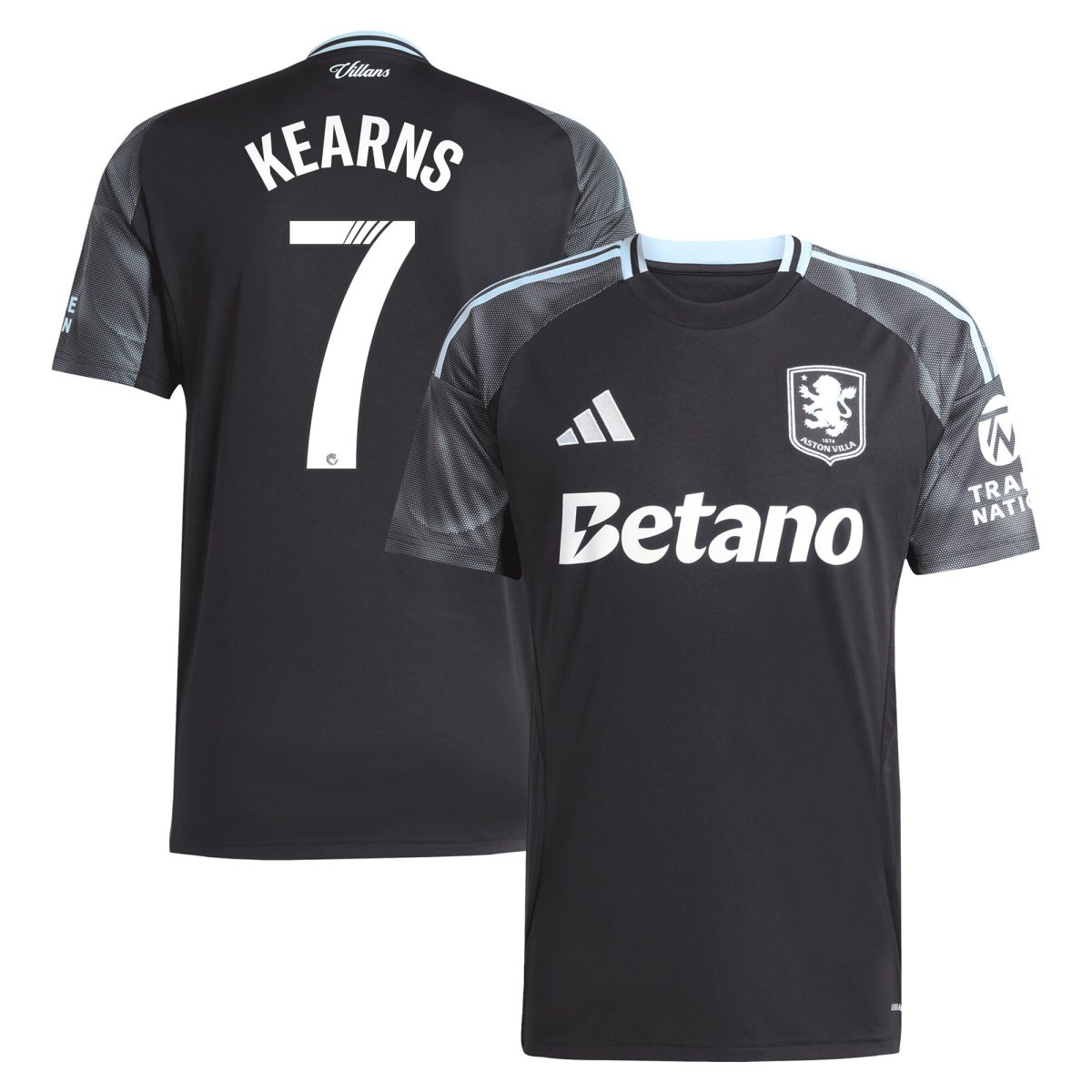 aston villa adidas wsl away shirt 2025-26 with kearns 7 printing Collection - Aston Villa Official Store
