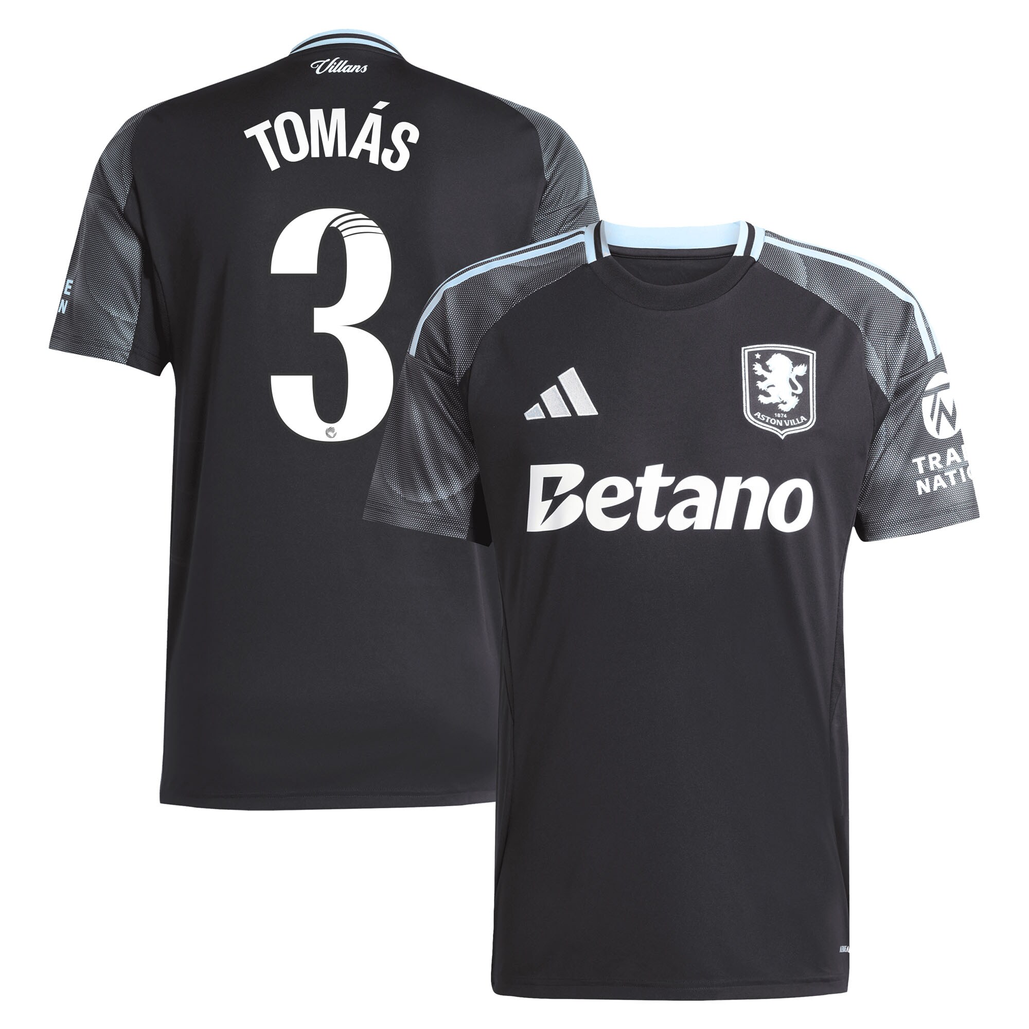 aston villa adidas wsl away shirt 2025-26 with tomás 3 printing Collection – Aston Villa Official Store Collection - Aston Villa Official Store