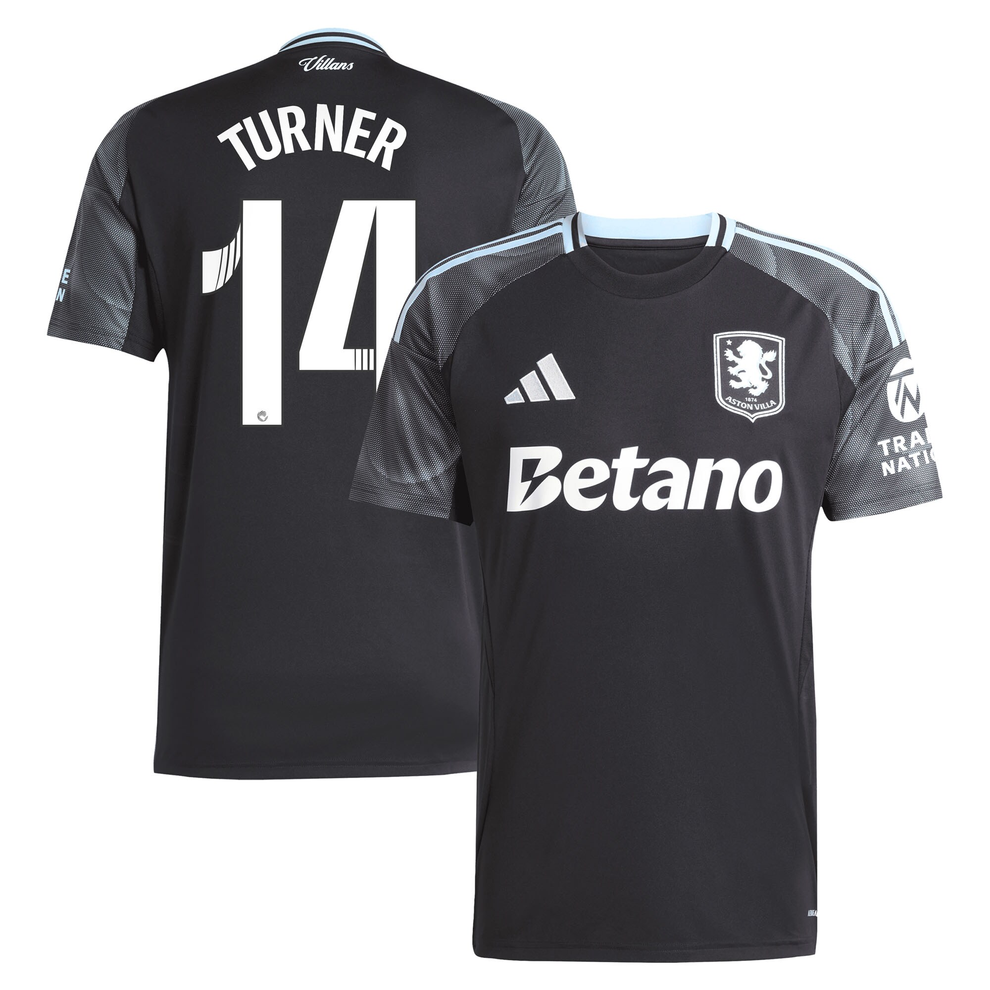 aston villa adidas wsl away shirt 2025-26 with turner 14 printing Collection – Aston Villa Official Store Collection - Aston Villa Official Store