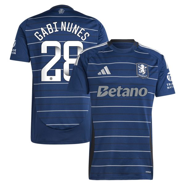 aston villa adidas wsl third shirt 2024-25 with gabi nunes 28 printing Collection - Aston Villa Official Store