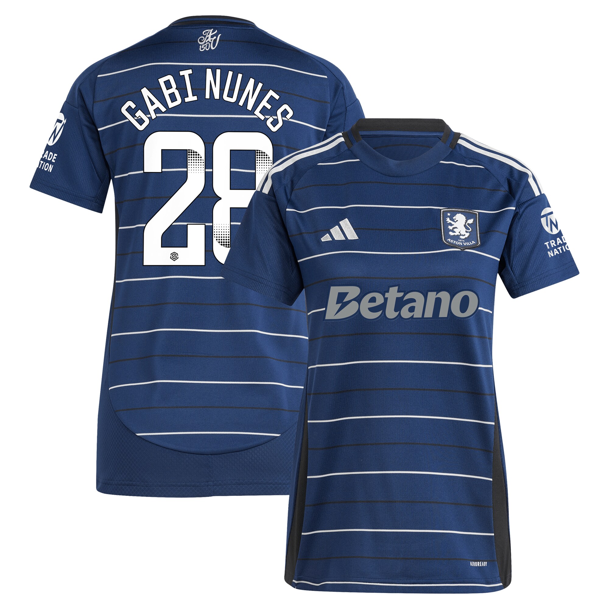 aston villa adidas wsl third shirt 2024-25 – womens with gabi nunes 28 printing Collection - Aston Villa Official Store
