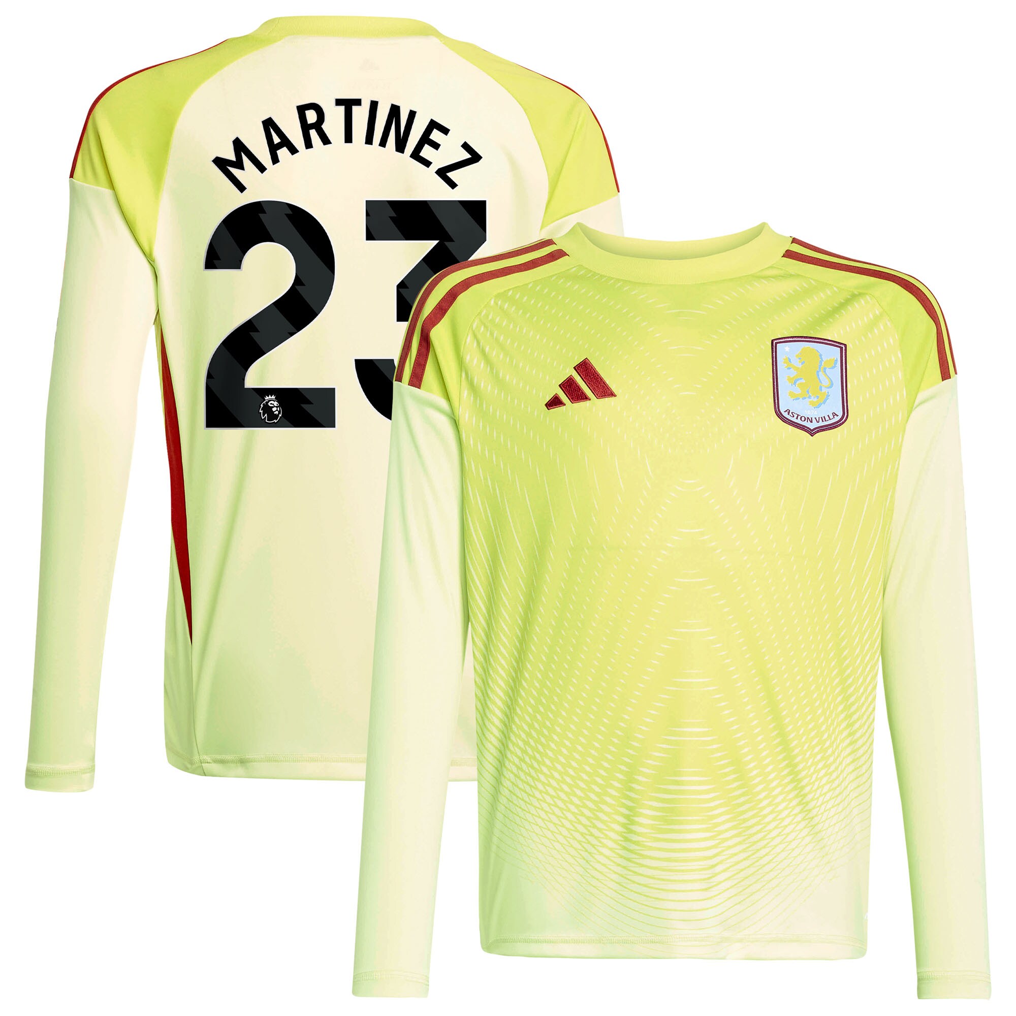 aston villa away goalkeeper shirt 2025-26 – kids with martinez 23 printing Collection – Aston Villa Official Store Collection - Aston Villa Official Store