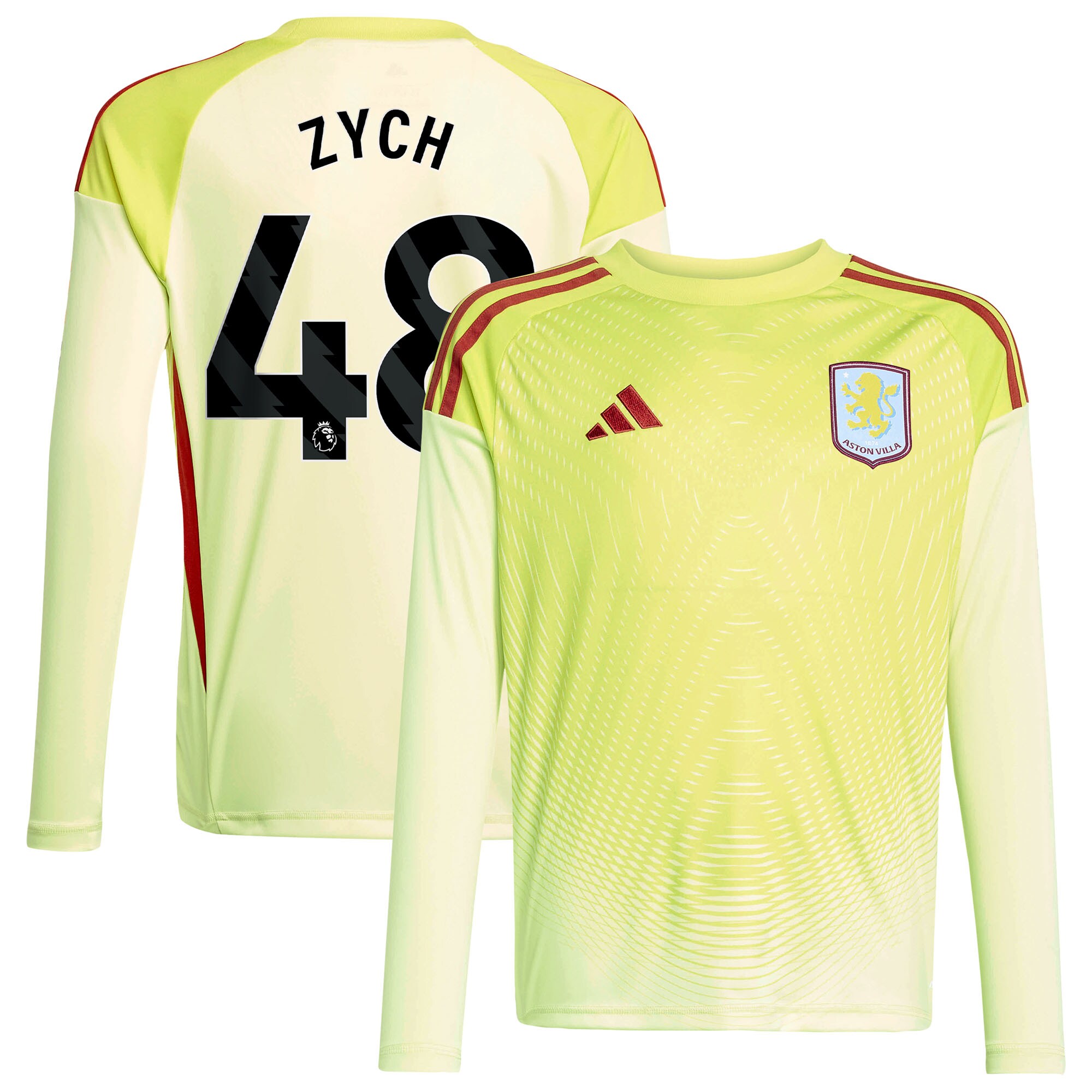 aston villa away goalkeeper shirt 2025-26 – kids with zych 48 printing Collection – Aston Villa Official Store Collection - Aston Villa Official Store
