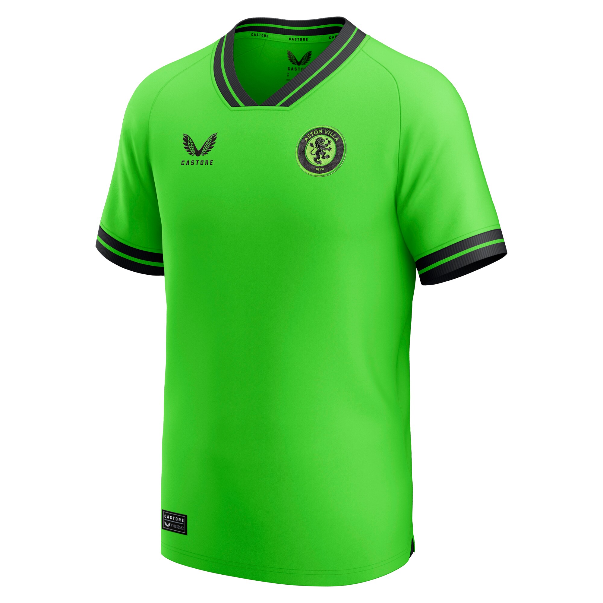 aston villa castore away goalkeeper shirt 2023-24 – kids with custom printing Collection - Aston Villa Official Store