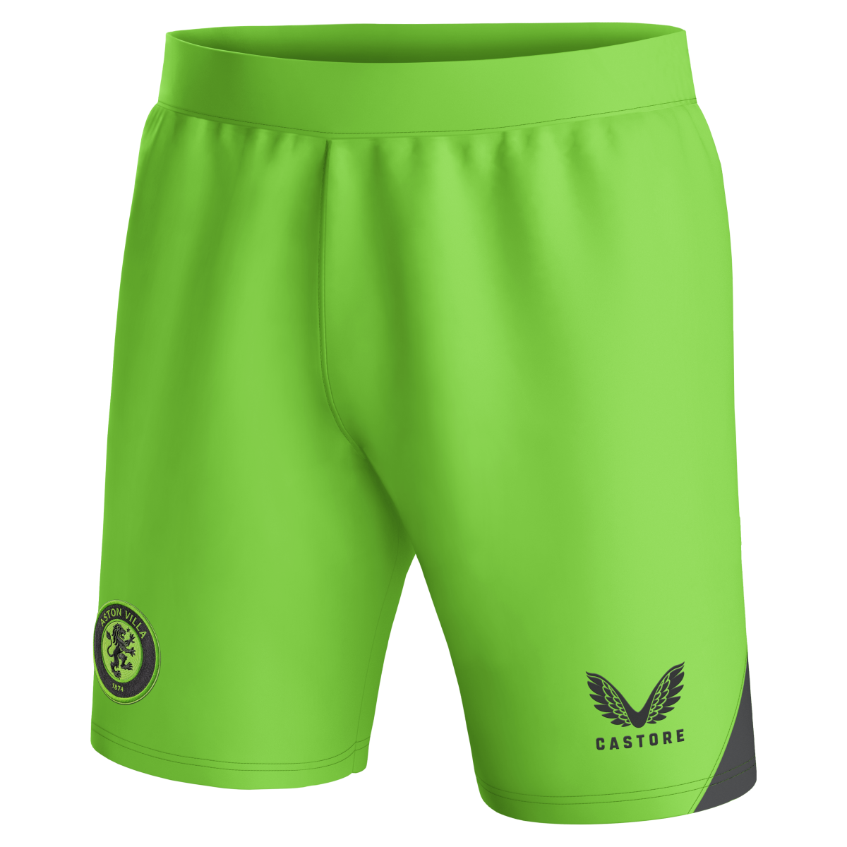 aston villa castore away goalkeeper shorts 2023-24 – kids – 13385917 with custom printing Collection - Aston Villa Official Store