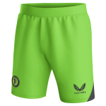 aston villa castore away goalkeeper shorts 2023-24 – kids – 13385917 with custom printing Collection - Aston Villa Official Store