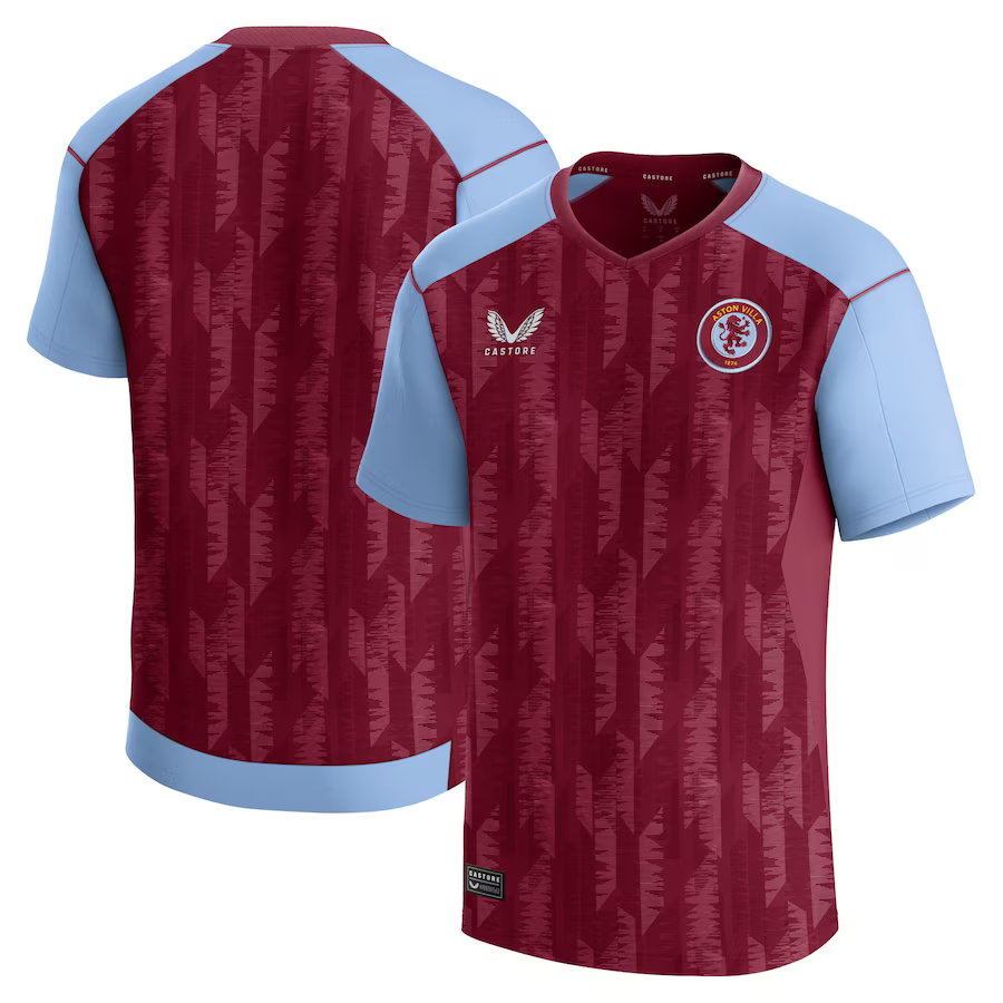 aston villa castore home shirt 2023-24 – kids with custom printing Collection - Aston Villa Official Store