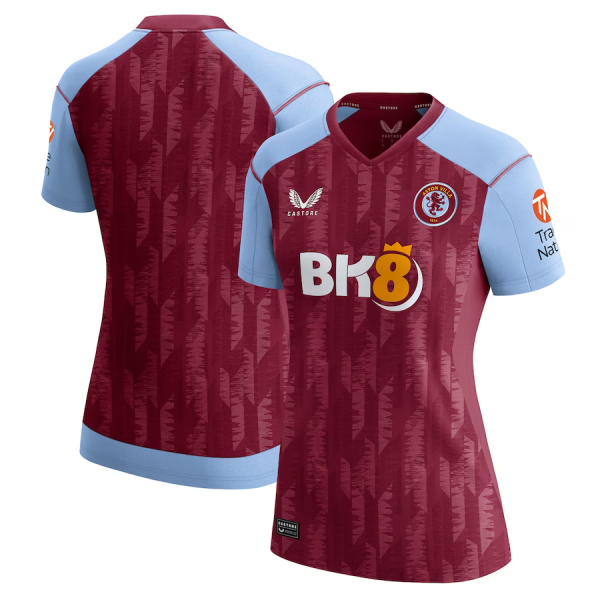 aston villa castore home shirt 2023-24 – womens with custom printing Collection - Aston Villa Official Store