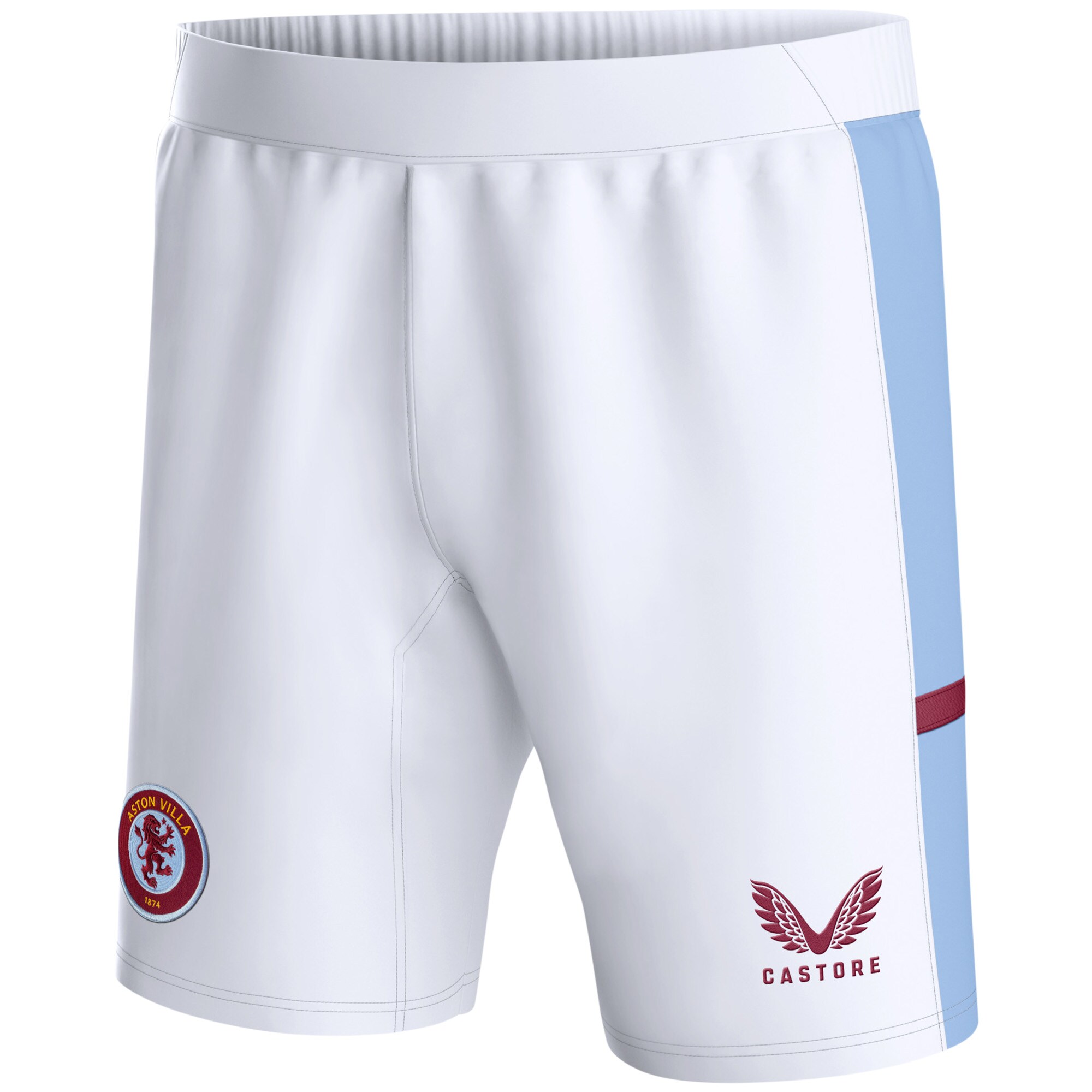 aston villa castore home shorts 2023-24 – kids with custom printing Collection - Aston Villa Official Store