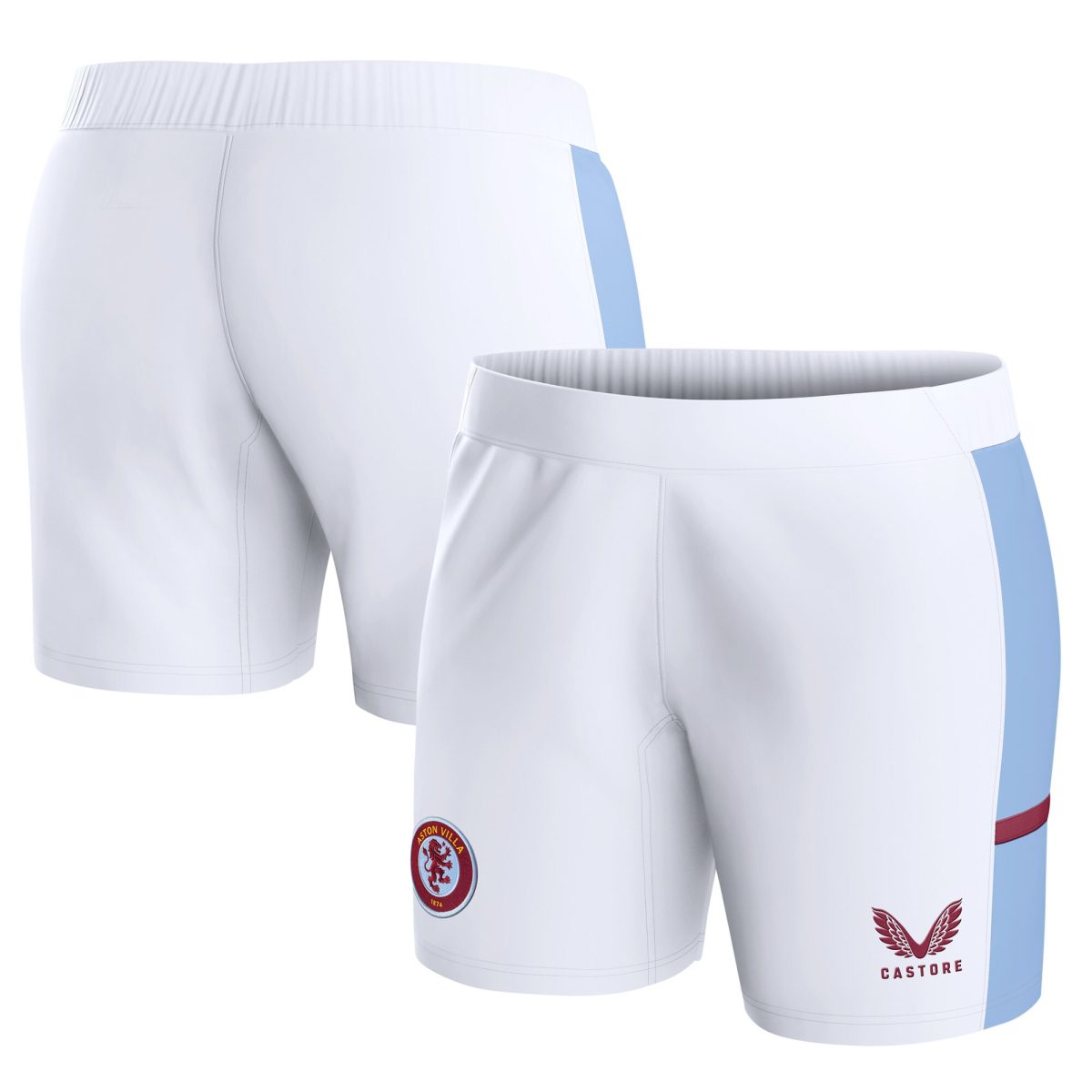 aston villa castore home shorts 2023-24 – womens with custom printing Collection - Aston Villa Official Store