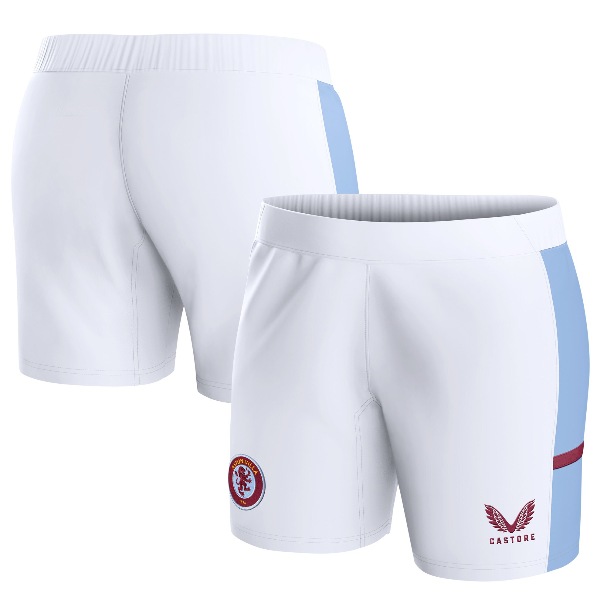 aston villa castore home shorts 2023-24 – womens with custom printing Collection - Aston Villa Official Store