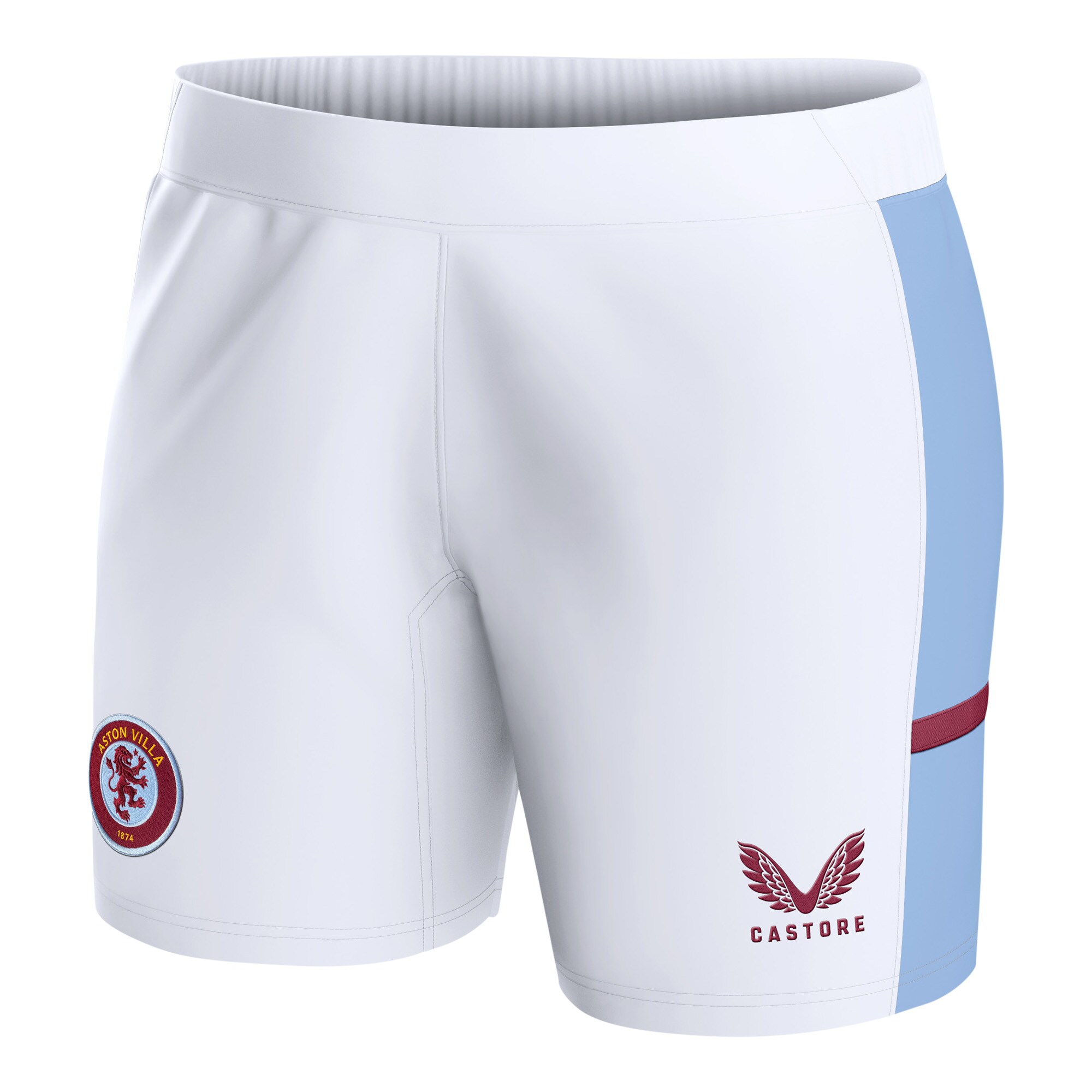 aston villa castore home shorts 2023-24 – womens with custom printing Collection - Aston Villa Official Store