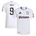 aston villa wsl adidas away authentic shirt 2024-25 with daly 9 printing Collection - Aston Villa Official Store