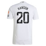 aston villa wsl adidas away authentic shirt 2024-25 with hanson 20 printing Collection - Aston Villa Official Store