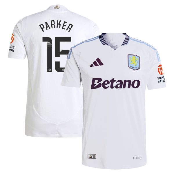 aston villa wsl adidas away authentic shirt 2024-25 with parker 15 printing Collection - Aston Villa Official Store
