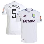 aston villa wsl adidas away authentic shirt 2024-25 with staniforth 5 printing Collection - Aston Villa Official Store