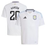 aston villa wsl adidas away shirt 2024-25 – kids with hanson 20 printing Collection - Aston Villa Official Store