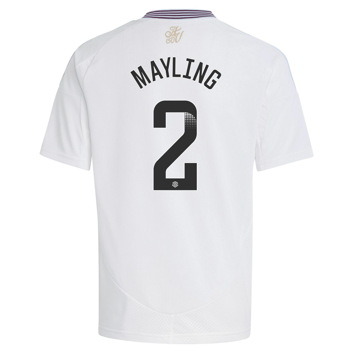 aston villa wsl adidas away shirt 2024-25 – kids with mayling 2 printing Collection - Aston Villa Official Store