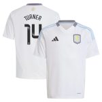 aston villa wsl adidas away shirt 2024-25 – kids with turner 14 printing Collection - Aston Villa Official Store