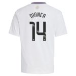 aston villa wsl adidas away shirt 2024-25 – kids with turner 14 printing Collection - Aston Villa Official Store