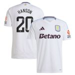 aston villa wsl adidas away shirt 2024-25 with hanson 20 printing Collection - Aston Villa Official Store