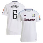 aston villa wsl adidas away shirt 2024-25 – womens with corsie 6 printing Collection - Aston Villa Official Store