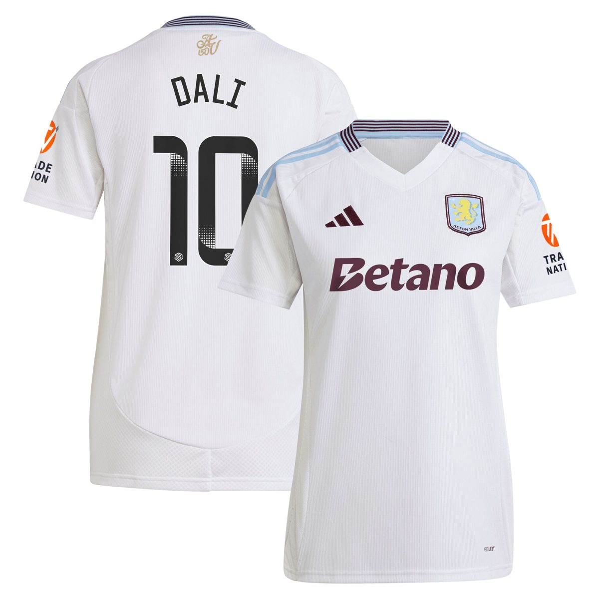 aston villa wsl adidas away shirt 2024-25 – womens with dali 10 printing Collection - Aston Villa Official Store