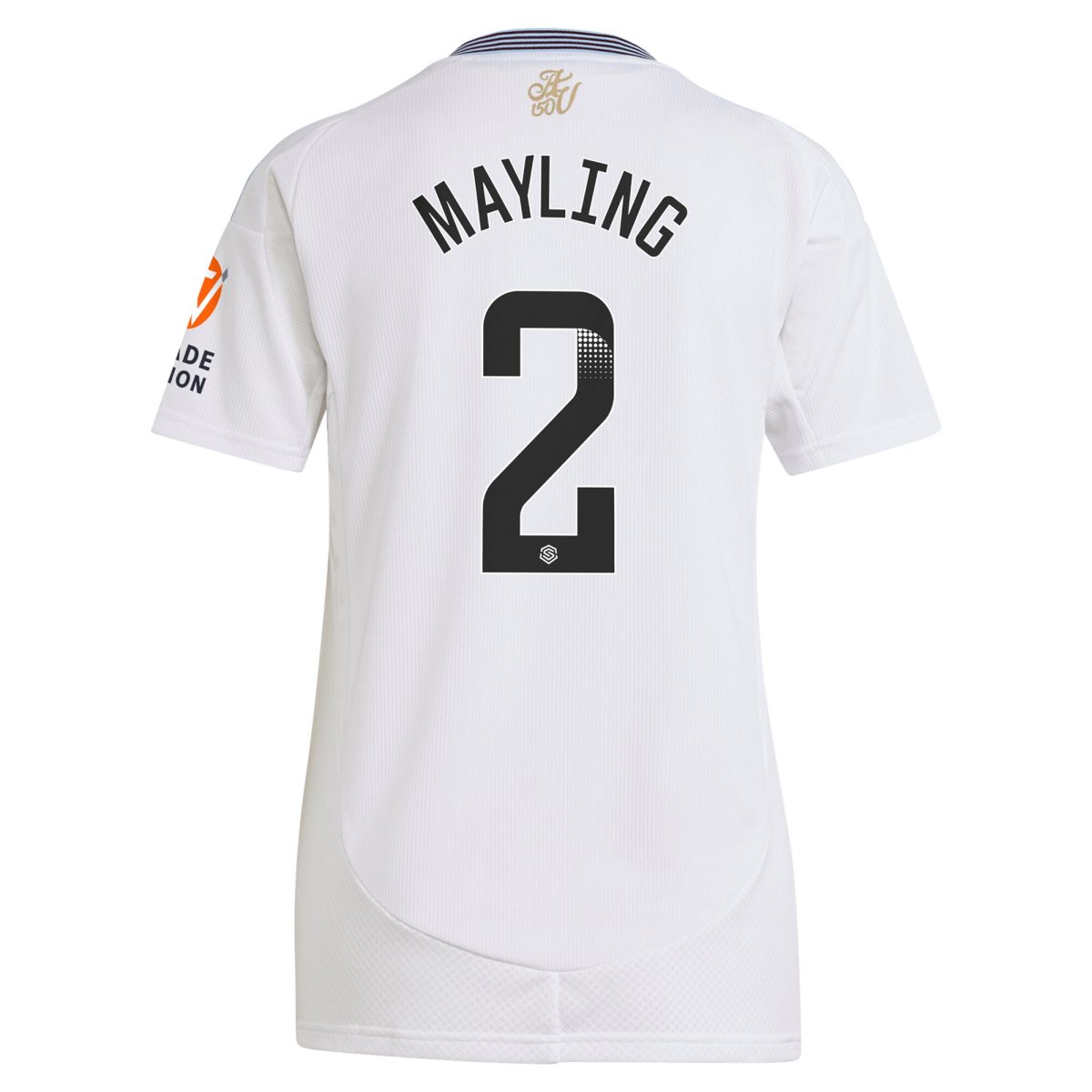 aston villa wsl adidas away shirt 2024-25 – womens with mayling 2 printing Collection - Aston Villa Official Store