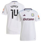 aston villa wsl adidas away shirt 2024-25 – womens with turner 14 printing Collection - Aston Villa Official Store