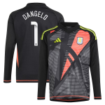 aston villa wsl adidas goalkeeper shirt 2024-25 – long sleeve – kids with d8217angelo 1 printing Collection - Aston Villa Official Store