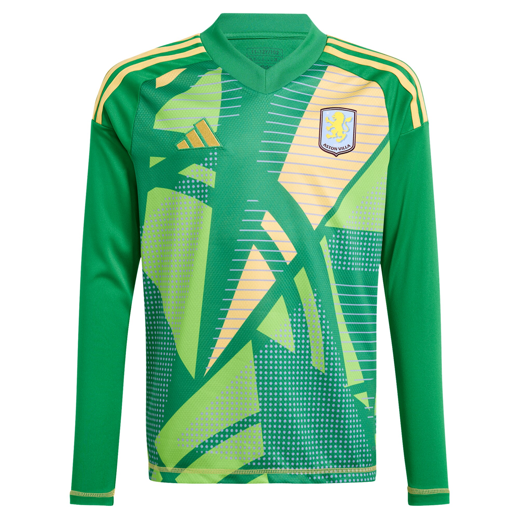 aston villa wsl adidas goalkeeper shirt 2024-25 – long sleeve – kids with dangelo 1 printing – 202712206-01 Collection - Aston Villa Official Store