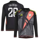 aston villa wsl adidas goalkeeper shirt 2024-25 – long sleeve – kids with talbert 26 printing Collection - Aston Villa Official Store