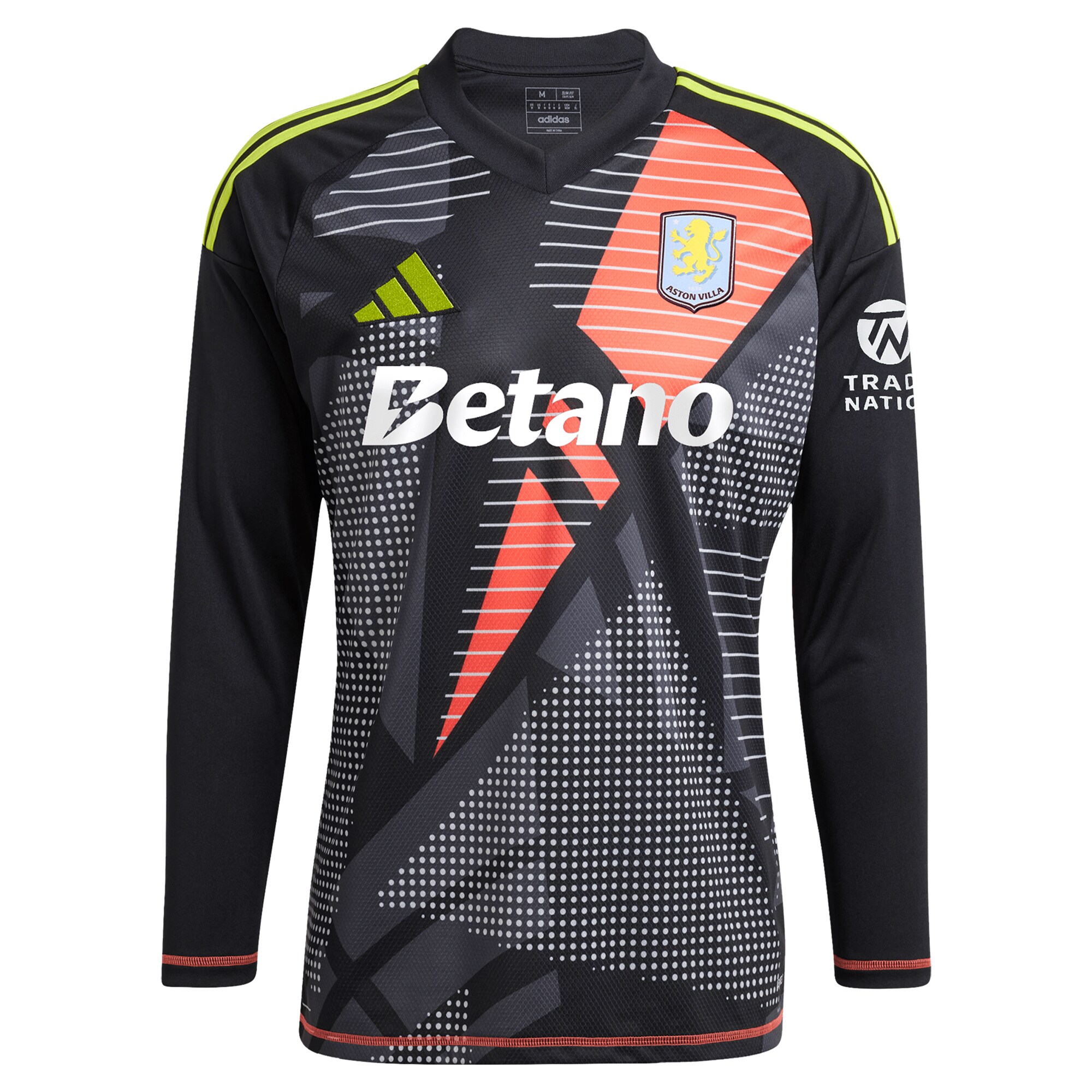 aston villa wsl adidas goalkeeper shirt 2024-25 – long sleeve with dangelo 1 printing 202712202 Collection - Aston Villa Official Store