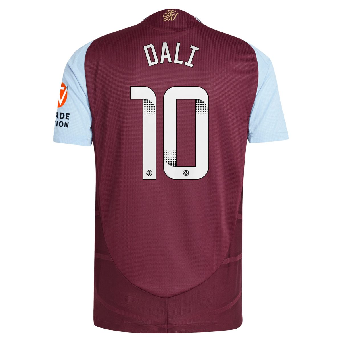 aston villa wsl adidas home authentic shirt 2024-25 with dali 10 printing Collection - Aston Villa Official Store