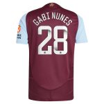 aston villa wsl adidas home authentic shirt 2024-25 with gabi nunes 28 printing Collection - Aston Villa Official Store