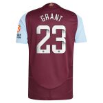 aston villa wsl adidas home authentic shirt 2024-25 with grant 23 printing Collection - Aston Villa Official Store