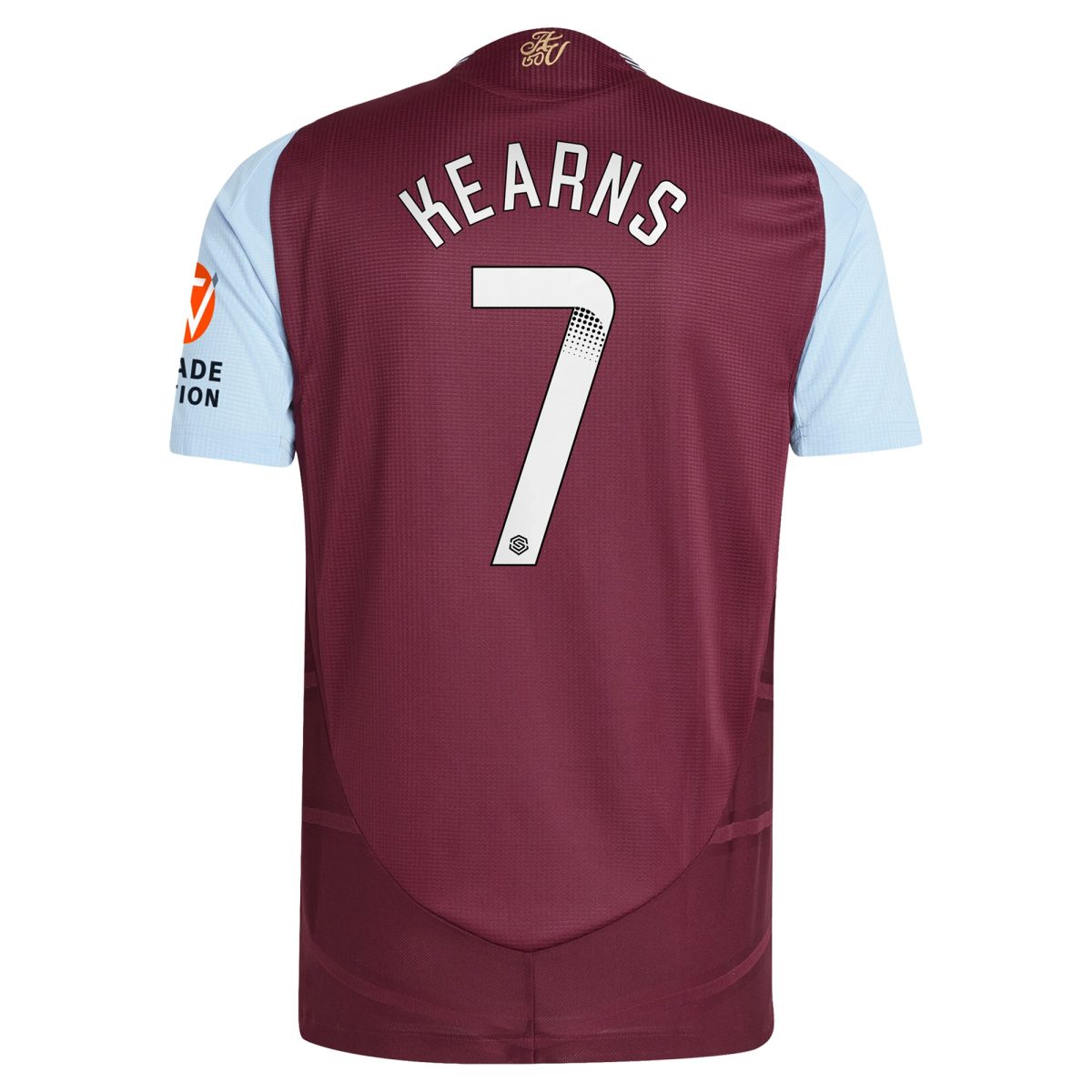 aston villa wsl adidas home authentic shirt 2024-25 with kearns 7 printing Collection - Aston Villa Official Store