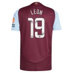 aston villa wsl adidas home authentic shirt 2024-25 with leon 19 printing Collection - Aston Villa Official Store