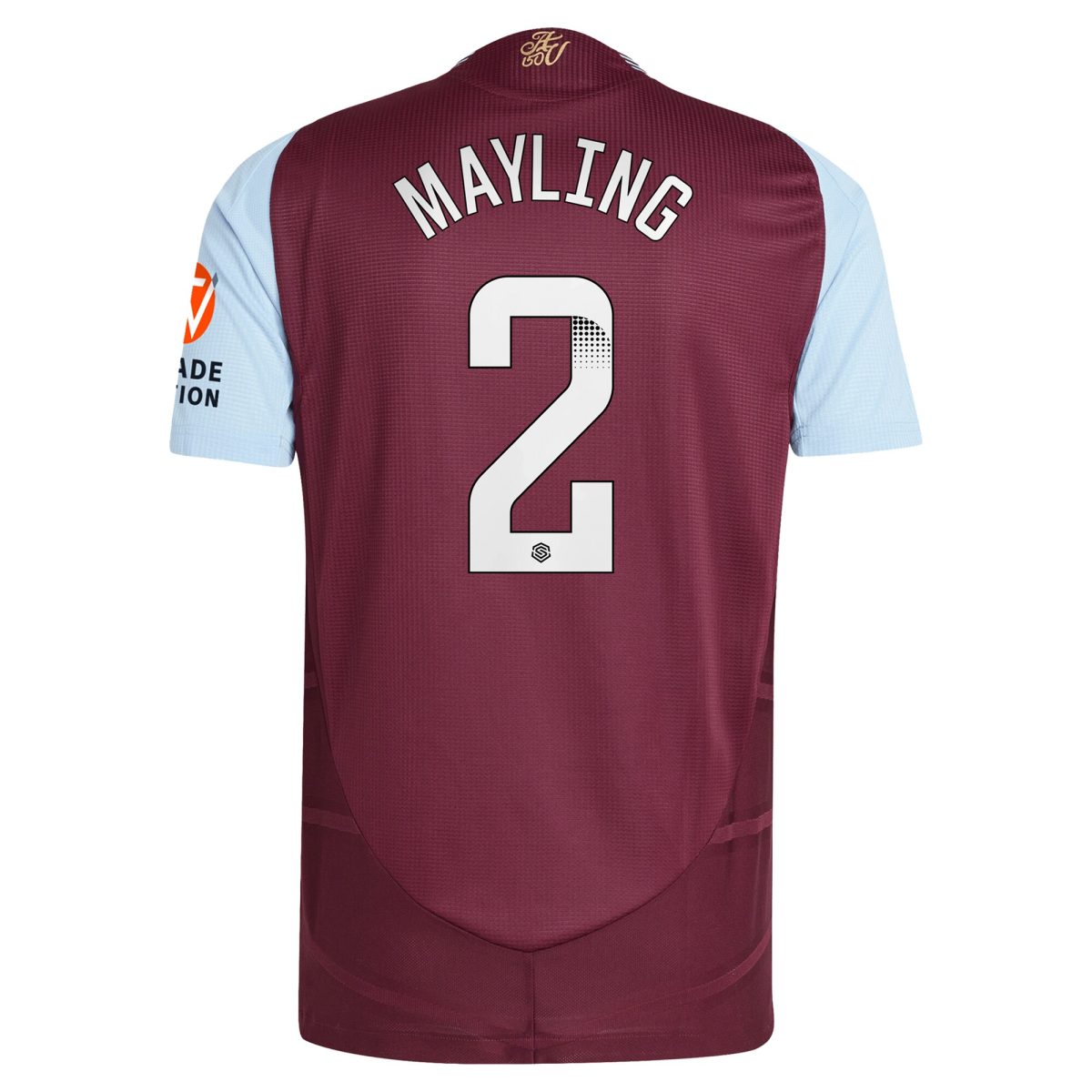 aston villa wsl adidas home authentic shirt 2024-25 with mayling 2 printing Collection - Aston Villa Official Store