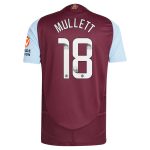 aston villa wsl adidas home authentic shirt 2024-25 with mullett 18 printing Collection - Aston Villa Official Store