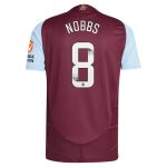 aston villa wsl adidas home authentic shirt 2024-25 with nobbs 8 printing Collection - Aston Villa Official Store