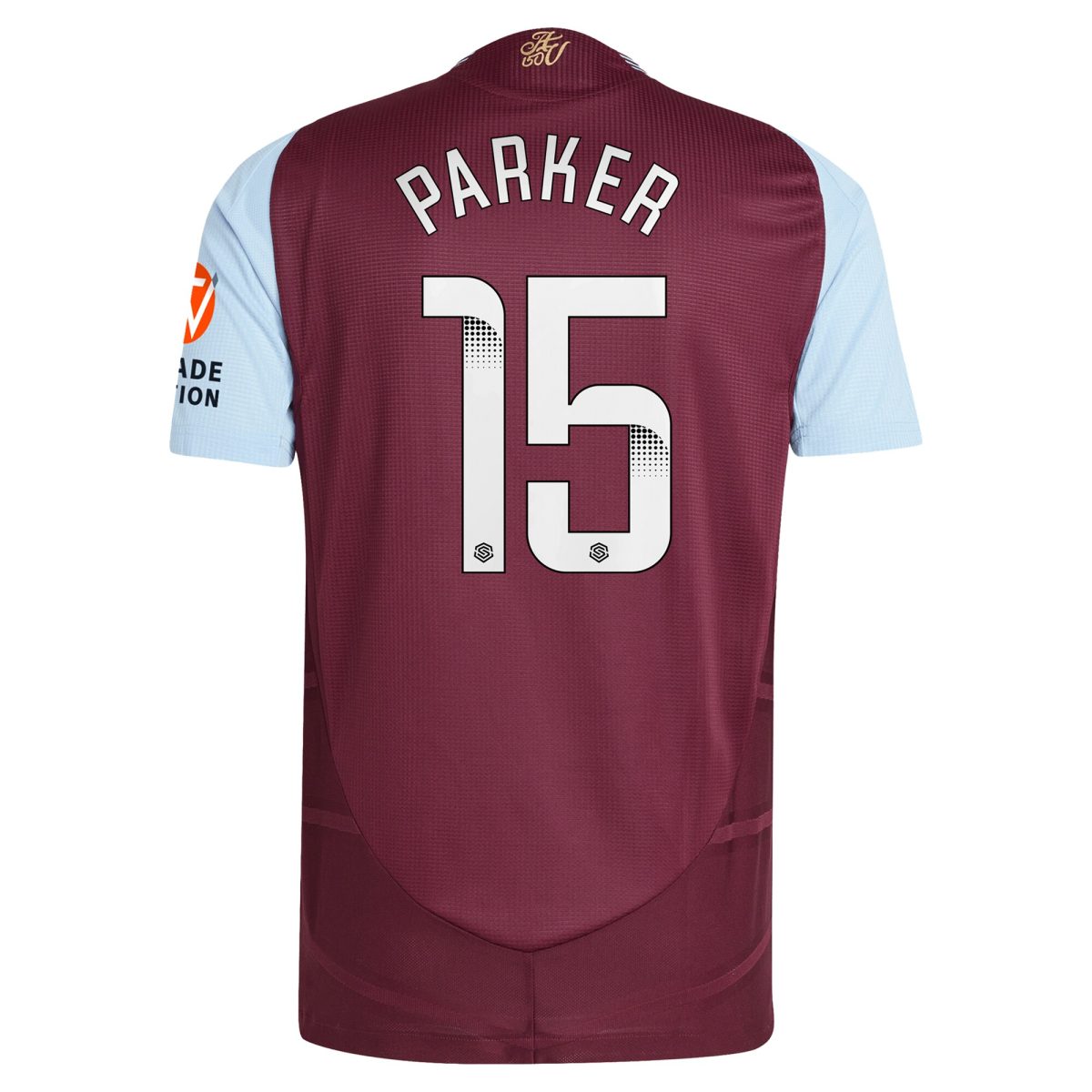 aston villa wsl adidas home authentic shirt 2024-25 with parker 15 printing Collection - Aston Villa Official Store