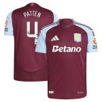 aston villa wsl adidas home authentic shirt 2024-25 with patten 4 printing Collection - Aston Villa Official Store