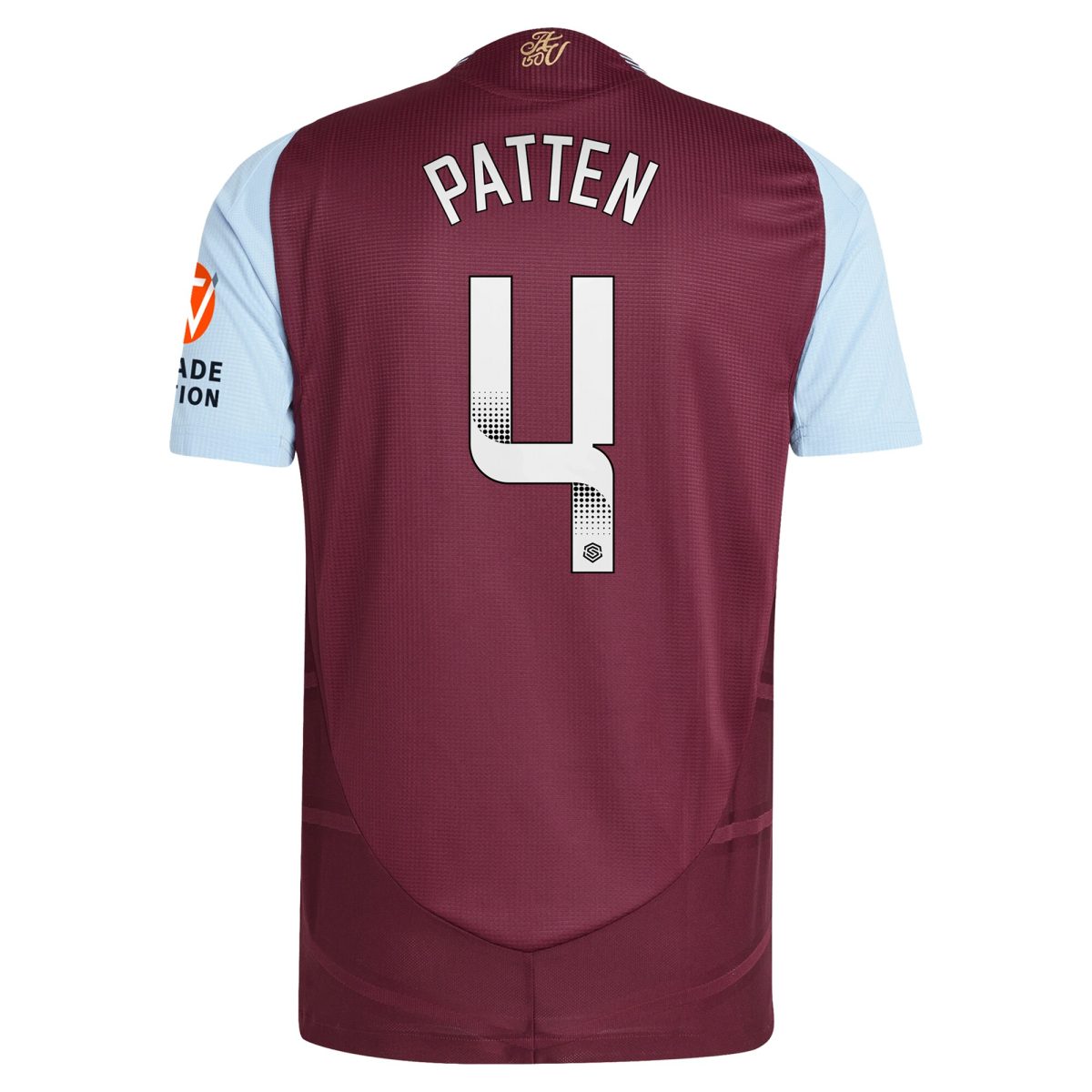 aston villa wsl adidas home authentic shirt 2024-25 with patten 4 printing Collection - Aston Villa Official Store