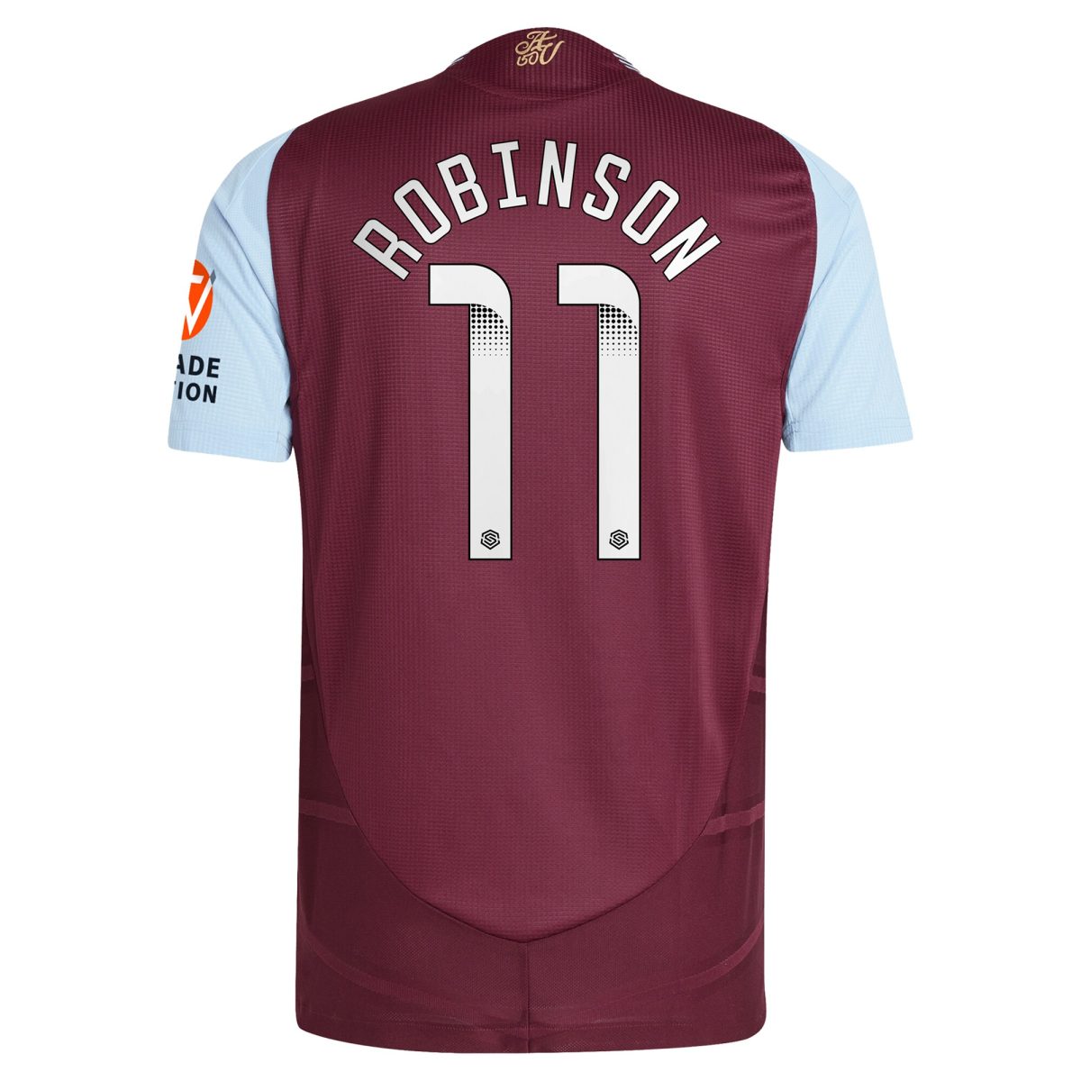 aston villa wsl adidas home authentic shirt 2024-25 with robinson 11 printing Collection - Aston Villa Official Store