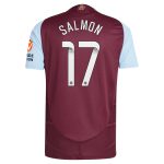 aston villa wsl adidas home authentic shirt 2024-25 with salmon 17 printing Collection - Aston Villa Official Store