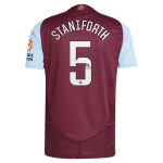 aston villa wsl adidas home authentic shirt 2024-25 with staniforth 5 printing Collection - Aston Villa Official Store