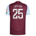 aston villa wsl adidas home authentic shirt 2024-25 with taylor 25 printing Collection - Aston Villa Official Store