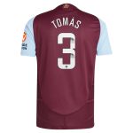 aston villa wsl adidas home authentic shirt 2024-25 with tomás 3 printing Collection - Aston Villa Official Store