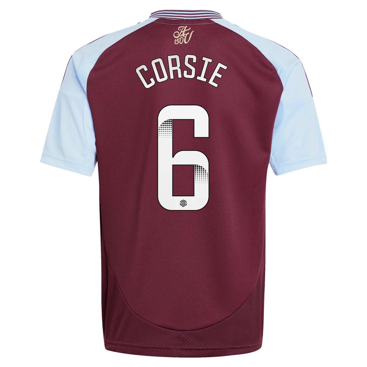 aston villa wsl adidas home shirt 2024-25 – kids with corsie 6 printing Collection - Aston Villa Official Store